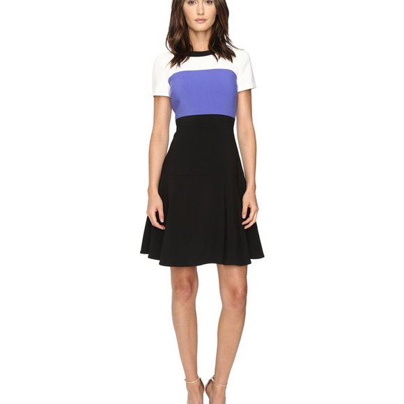 kate spade Dresses & Skirts - Kate Spade | Colorblock Crepe Flip Dress | 4